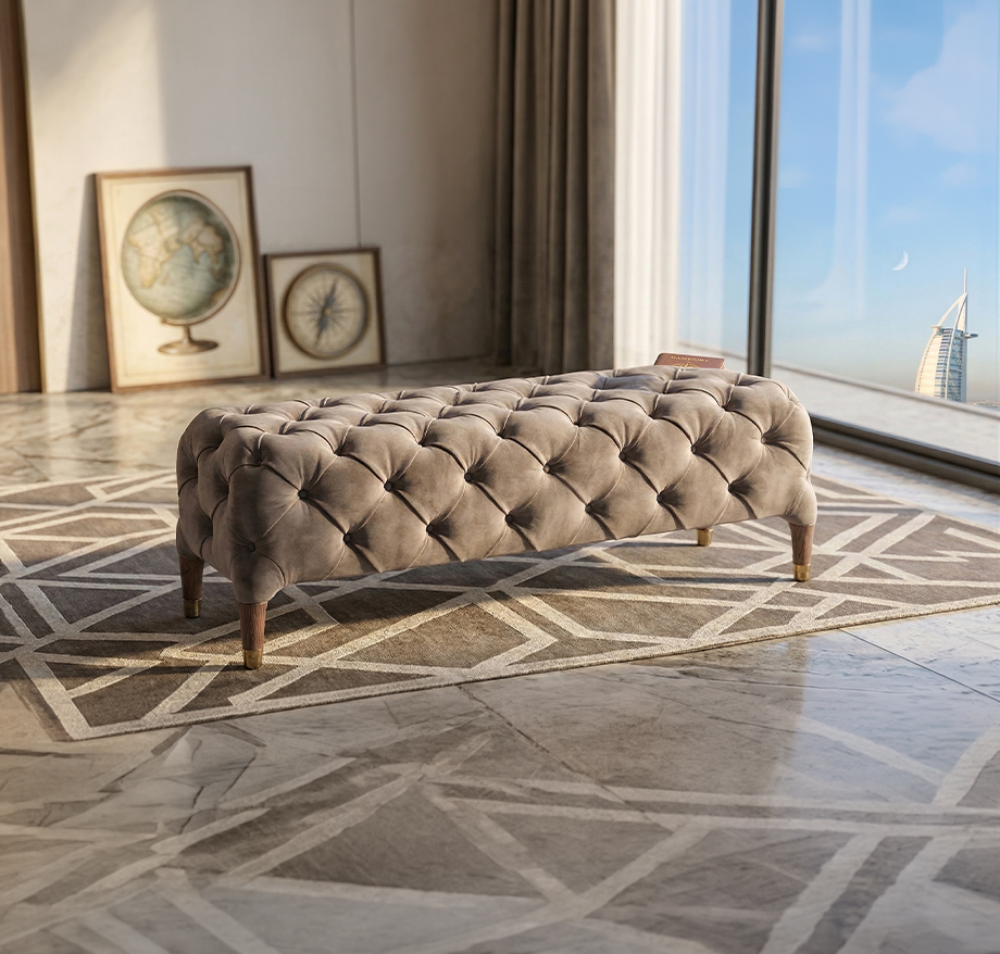 Modern minimalist interior design featuring neutral tones, clean lines, and contemporary furniture arrangement